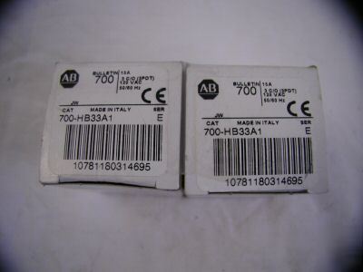 New lot allen bradley 700-HB33A1 relay