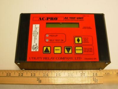 Utility relay company micro-controller ac-pro trip unit