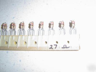 2000 assorted bent & formed 1/4 w resistors