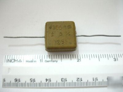 Kso-5A elorg 4.3NF 500V 5% mica silver capacitors - 20