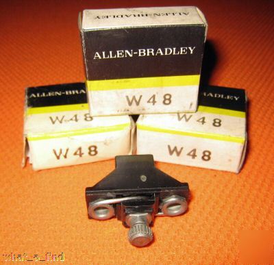 New lot 3 allen bradley thermal overload heater W48 