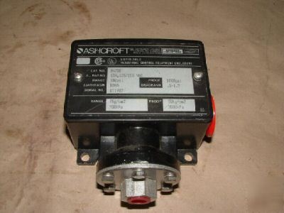 Nnb ashcroft pressure differential switch/reg. B420B