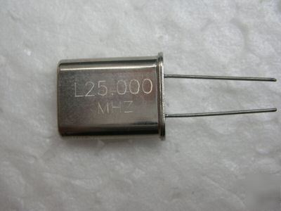 PACK100, 25MHZ/ 25.000 mhz crystal oscillators hc-49U