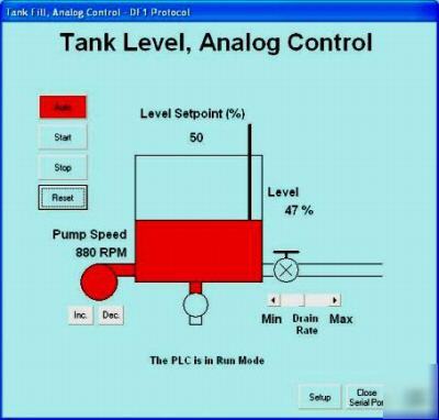 Simulation plc training, automation direct hmi