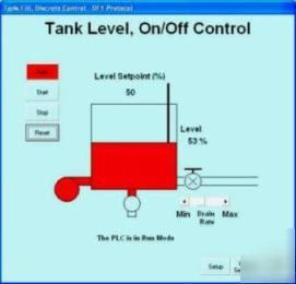 Simulation plc training, automation direct hmi