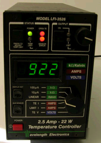 Wavelength electronics lfi-3526 temperature controller