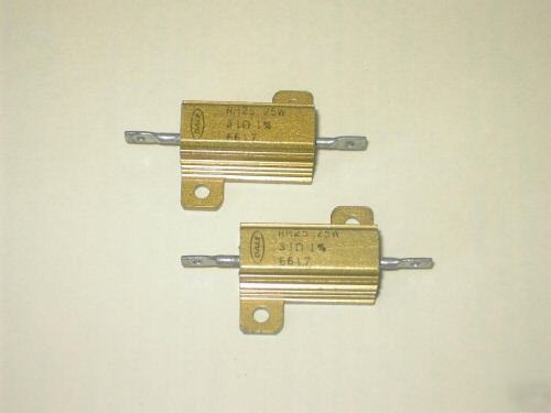 1.5 ohm 25 watt power resistor gold aluminum metal case