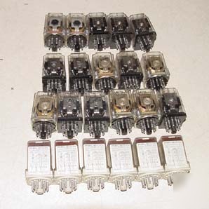 22PC ice cube relay assorted voltage & manufacturers