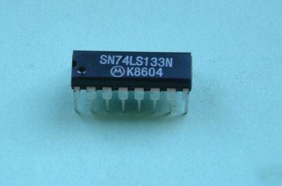 74LS133N motorola 13-input nand gate ic qty: 18 off