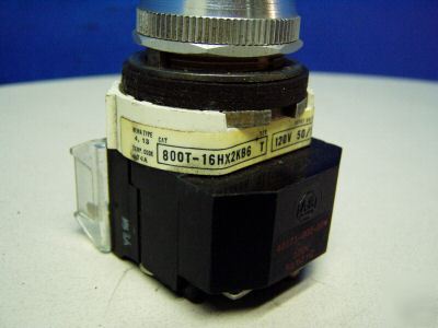 Allen bradley 2 position indicator switch 800T-16HX2KB6