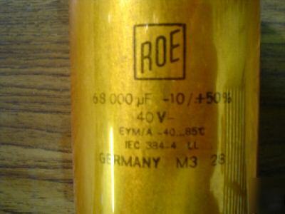 New 1 roe 40V 68000UF computer grade capacitor 