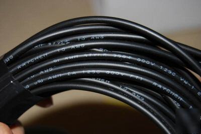 New 10 awg high temp wire black 100+ feet 125C