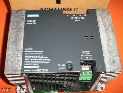 New siemens power supply 6EP-1437-1SL11 6EP14371SL11 