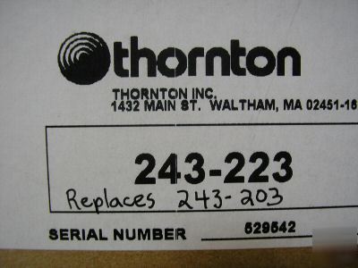 New thornton sanitary conductivity / resistivity sensor 