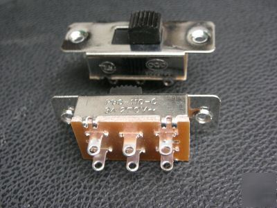 100 2-way dpdt 125V-250V slide on/on guitar switch,S202