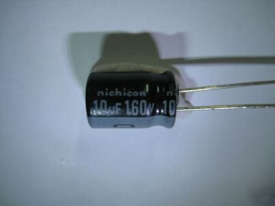 10UF 160V nichicon alum electr radial capacitors 20PCS