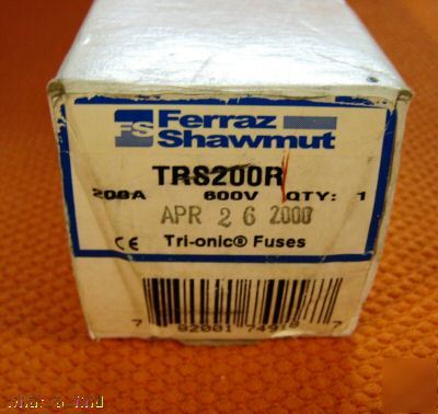 New ferraz shawmut TRS200R fuse trs-200-r 200 a 600 v 