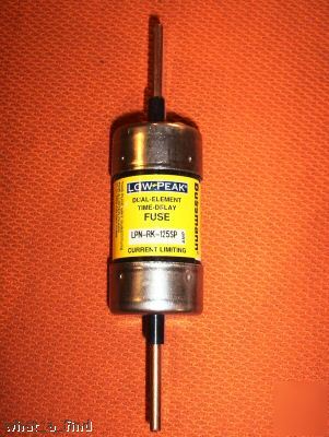 New buss low peak lpn-rk-125SP fuse LPNRK125SP 125 amp