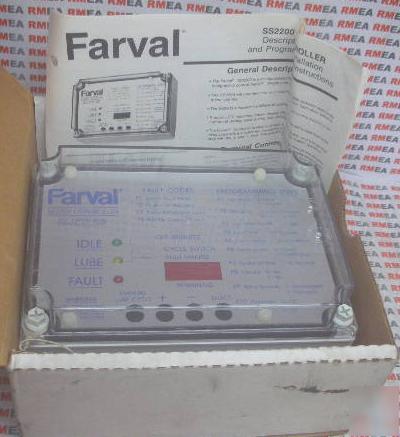 New farval SS2200 lubrication system control programmer 