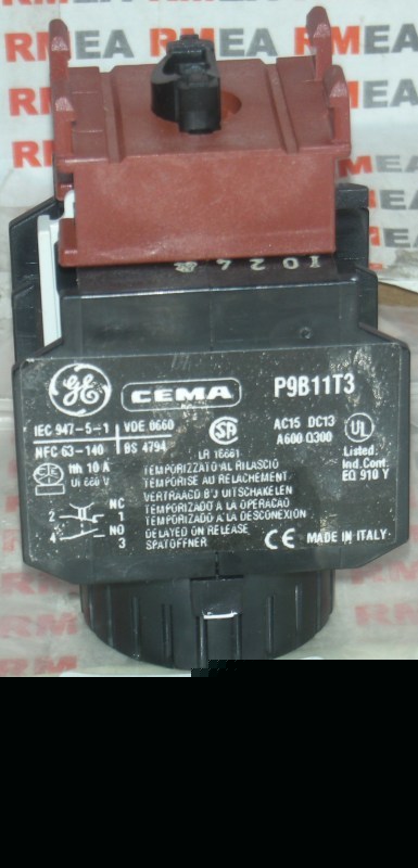 New ge cema time delay contact P9B11T3 ref. 187010 