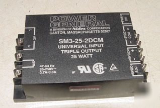 Power general triple output power supply SM3-25-2DCM