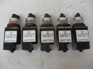 Allen bradley push buttons 800MR-JX2K mixed lot of 5