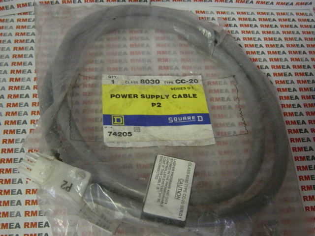 New square d power supply cable P2 8030CC20 8030CC-20 