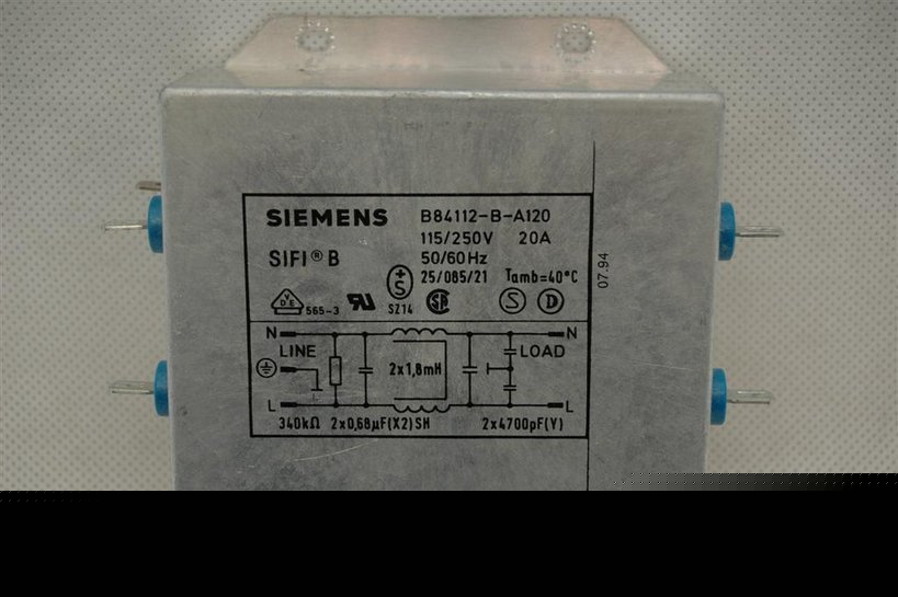Siemens B84112-b-A120 sifi-b series ac filter 250V 20A