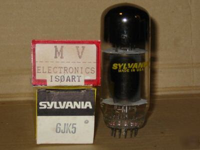 Tubes - one 6JK5 sylvania - valvole rÃ¶hren lampes