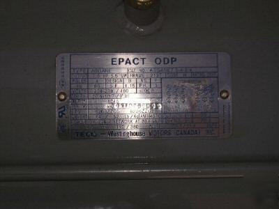 Teco 7.5HP 1800RPM 213T odp 230/460V 3 phase