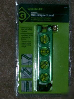 New greenlee minimagnet level model L77