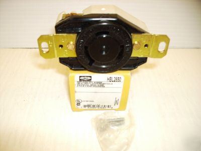 New hubbell receptacle HBL2650 30 a 600 v L9-30R 2650 