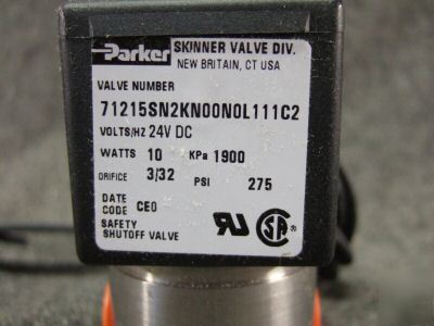 Parker skinner valve 71215 (1CASE of 25)