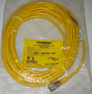 Turck elektronik microfast cordset kb-3T-6/S105 KB3T 6M