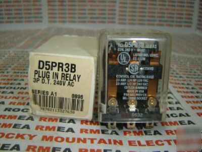 Cutler hammer plug in relay D5 240 vac - D5PR3B 