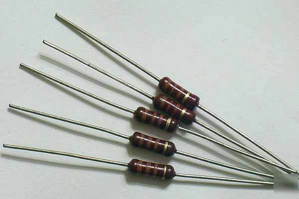 25) 110 ohm 1/2W piher hi-q carbon film resistors 5%