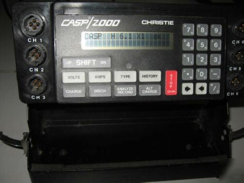 Christie casp 2000 h (m) battery analyzer - charger