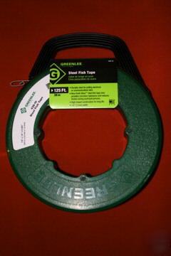 Greenlee 125' steel fishtape