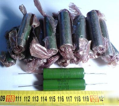 0,47Âµf 500V pio capacitors K42Y-2 K42U2 ussr nos #20