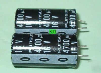  4700UF 16V 4700MFD electrolytic capacitor radial 2 pc