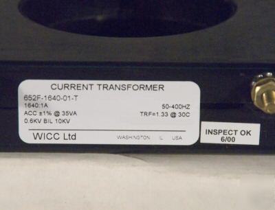 Current transformer - 1640:1A