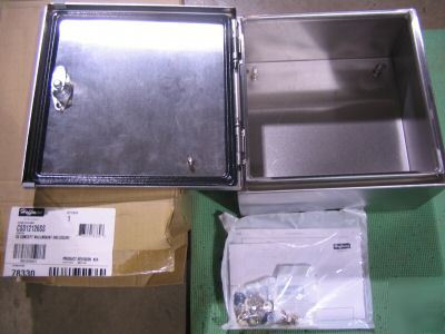 Hoffman stainless steel CSD12126SS in box enclosure nos