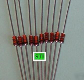 Zener diode - BZX55C9V1 - 9.1V - 1/2 watt - qty 10 