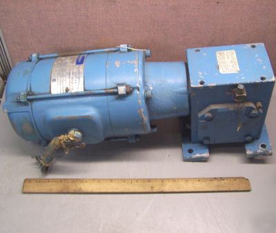 Louis allis 1/2 hp motor and gearbox 30 to 1 NK143TC