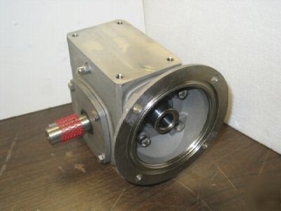1.25 hp 87 rpm boston / baldor stainless gear reducer