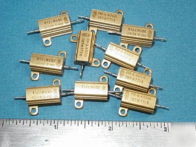 400 ohm 3% @ 5 w ww aluminum power resistors (25 pcs)
