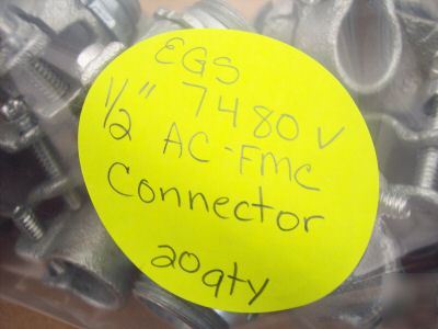 Appleton 7480V 1/2IN ac/fmc connector 20PC