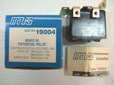 Nib b 685744-19004 3ARR3 mars 65 potential relay ge