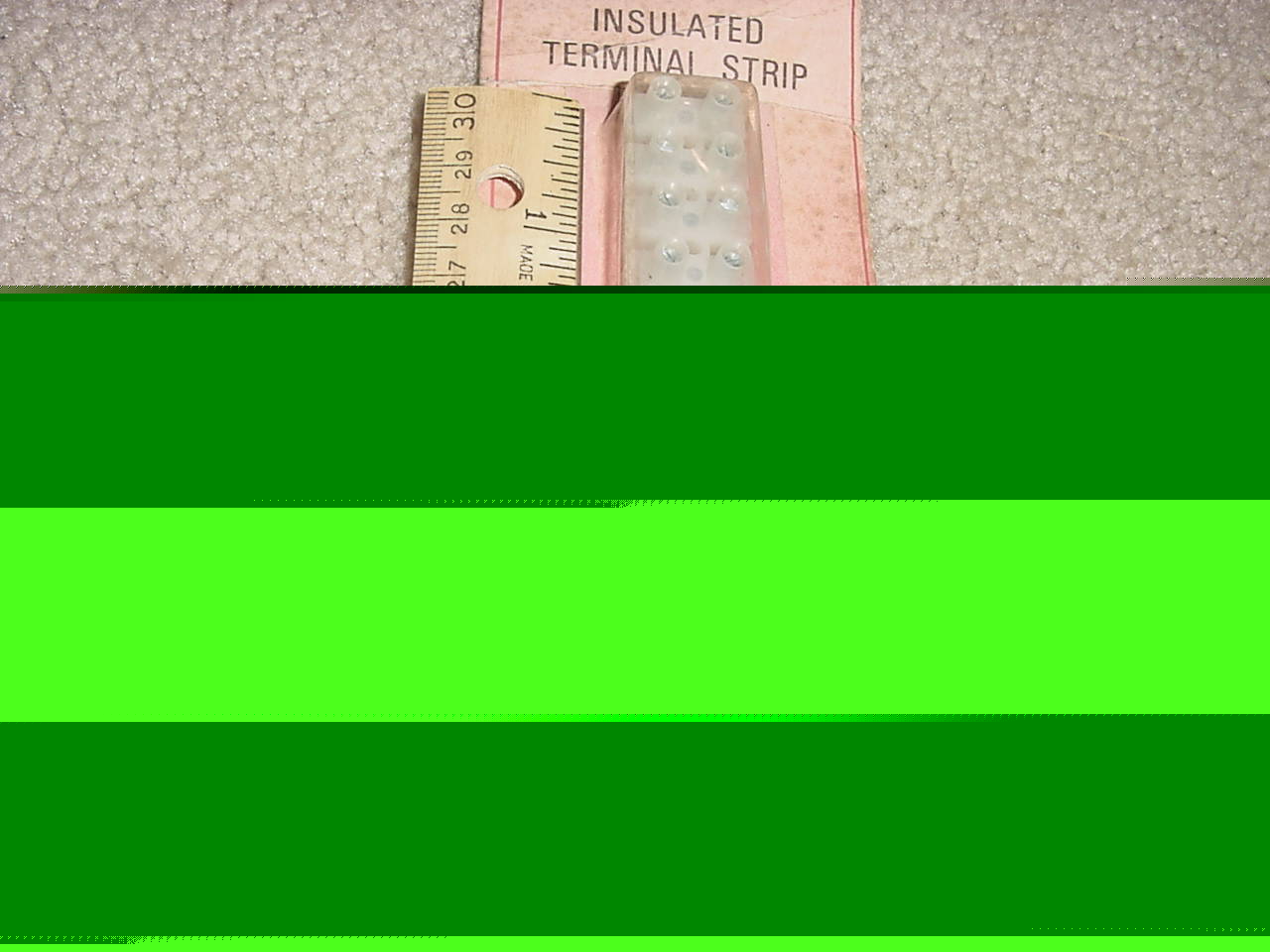 Terminal strip - 12 position - insulated - high quality