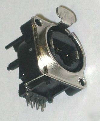 NE8FBH neutrik RJ45 ethernet pcb connector socket